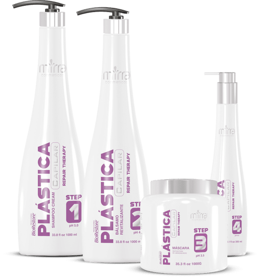 Plastica Capilar 4 Step Kit by Mirra Cosmetics